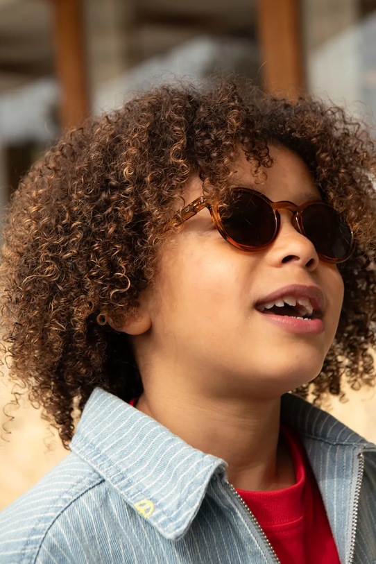 IZIPIZI okulary przeciwsłoneczne dziecięce JUNIOR #d żółty JUN2328101X00