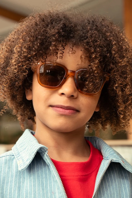 IZIPIZI okulary przeciwsłoneczne dziecięce JUNIOR #road żółty JUN2628101X00