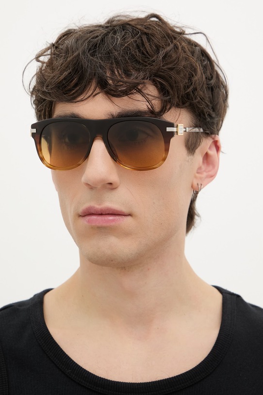 Dolce & Gabbana okulary przeciwsłoneczne męskie brązowy 0DG4546