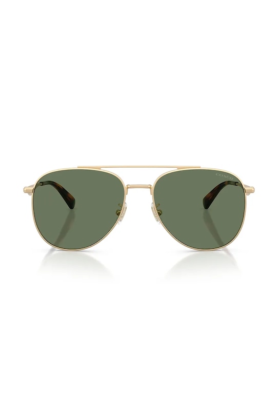 Coach okulary przeciwsłoneczne pilotki damskie 0HC7190 złoty SS26