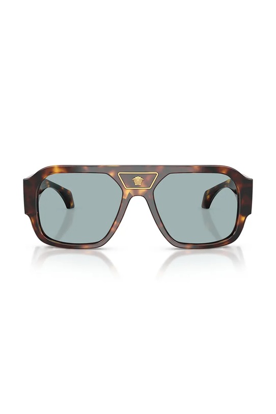 Versace okulary przeciwsłoneczne męskie 0VE4508U brązowy SS26