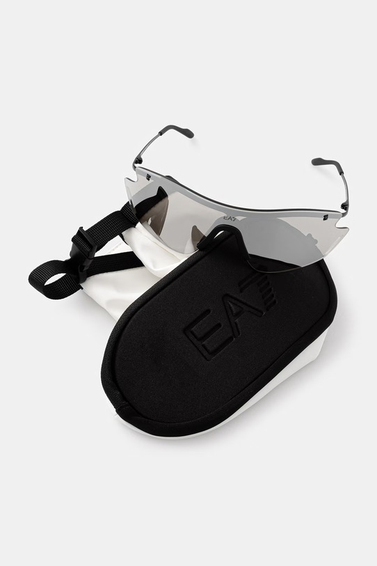 Akcesoria EA7 Emporio Armani okulary przeciwsłoneczne męskie 0Q72001.30016G czarny
