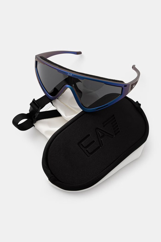 Akcesoria EA7 Emporio Armani okulary przeciwsłoneczne męskie 0Q74001.629187 niebieski
