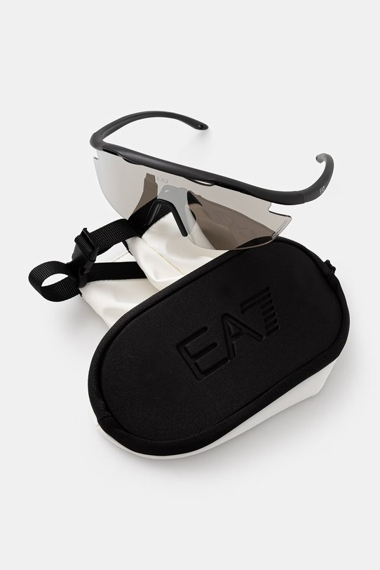 Akcesoria EA7 Emporio Armani okulary przeciwsłoneczne męskie 0Q74002.62886G czarny