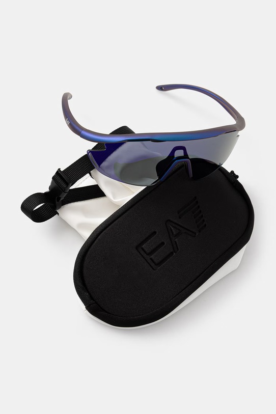 Akcesoria EA7 Emporio Armani okulary przeciwsłoneczne męskie 0Q74002.6291B2 niebieski