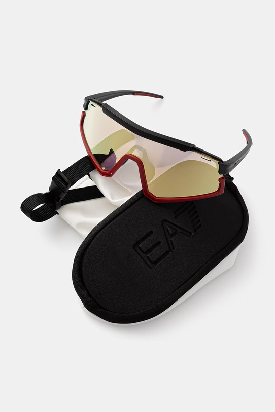 Akcesoria EA7 Emporio Armani okulary przeciwsłoneczne męskie 0Q74006.63541T czerwony