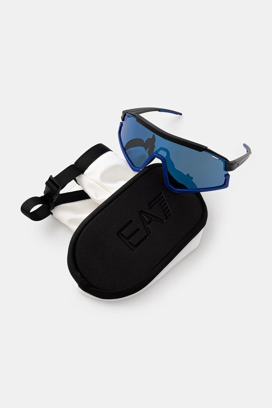 Akcesoria EA7 Emporio Armani okulary przeciwsłoneczne męskie 0Q74006.635655 niebieski