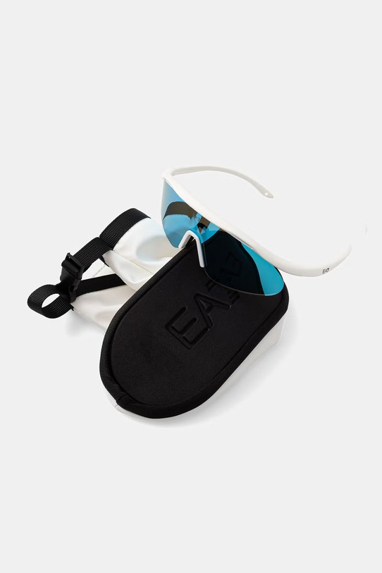 Akcesoria EA7 Emporio Armani okulary przeciwsłoneczne męskie 0Q74008.629555 biały