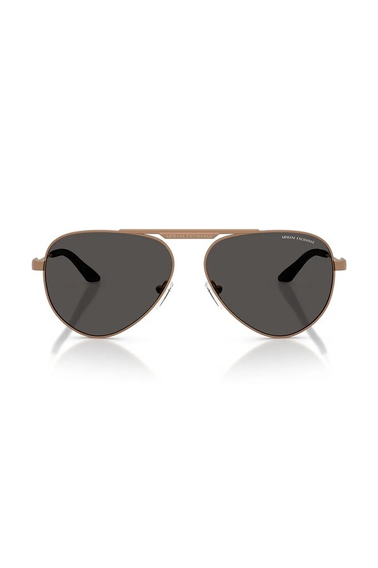 Armani Exchange okulary przeciwsłoneczne pilotki 0AX2060S brązowy SS26