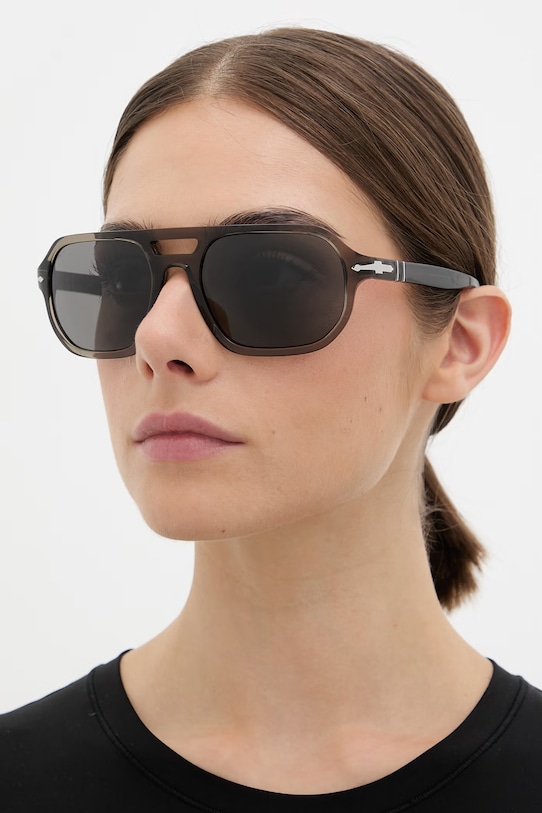 Persol okulary przeciwsłoneczne 0PO3393S szary SS26