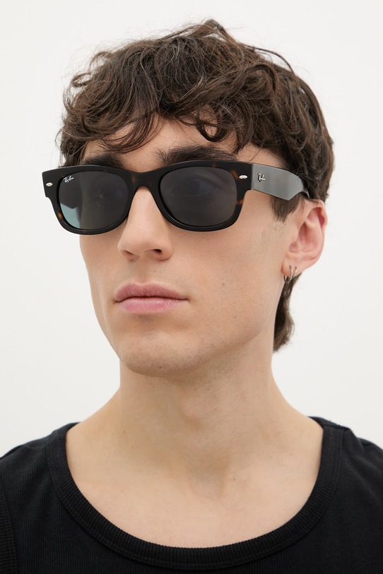 Akcesoria Ray-Ban okulary przeciwsłoneczne 0RB0832S brązowy