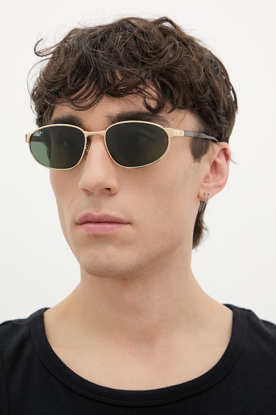 Ray-Ban slnečné okuliare 0RB3777 zlatá SS26