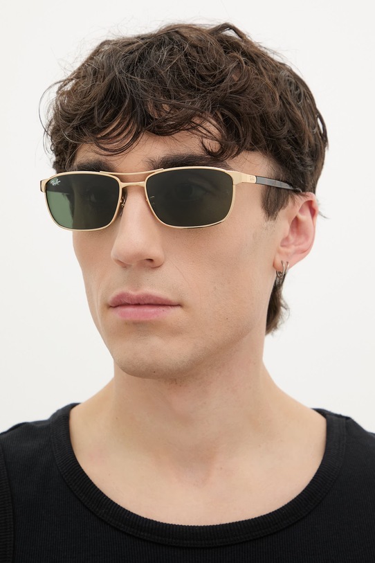 Slnečné okuliare Ray-Ban vzorovaný zlatá 0RB3778
