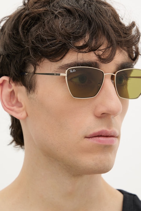 Ray-Ban ochelari de soare aur 0RB3783