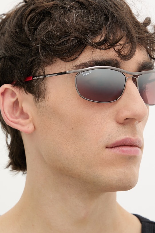 Ray-Ban okulary przeciwsłoneczne SCUDERIA FERRARI COLLECTION 0RB3819M