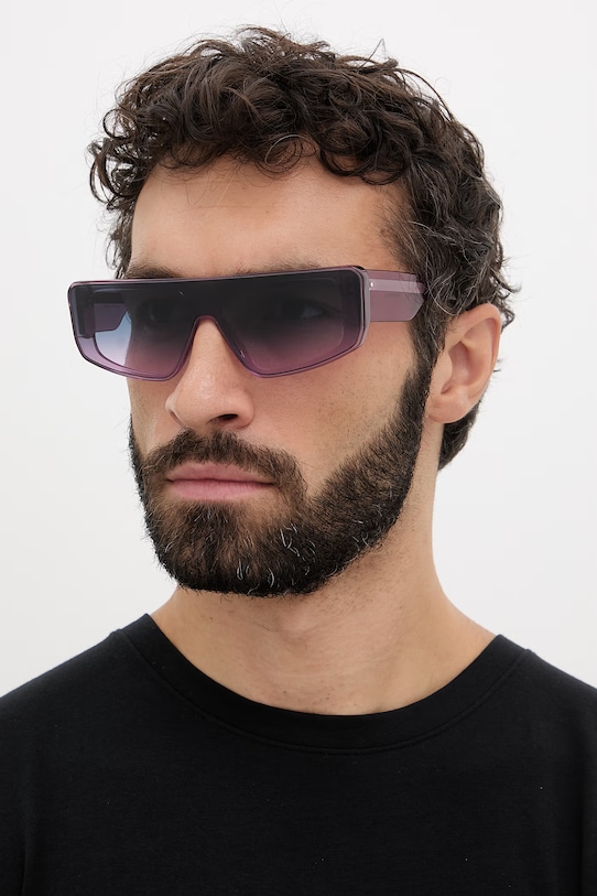 Rick Owens DRKSHDW okulary przeciwsłoneczne Performa RG0000003.GTSVLT fioletowy SS26