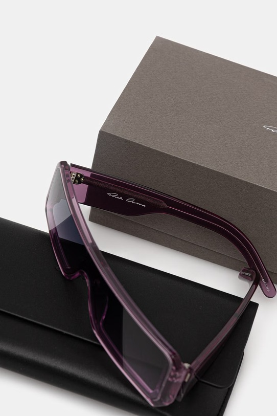 Rick Owens DRKSHDW okulary przeciwsłoneczne Gethshades fioletowy RG0000008.GTSVLT