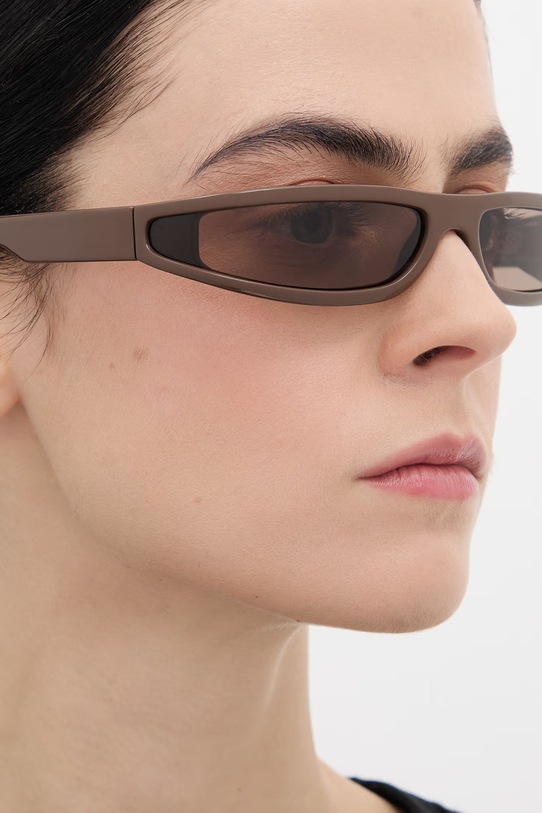 Rick Owens DRKSHDW okulary przeciwsłoneczne Fog RG0000009.GBROWN