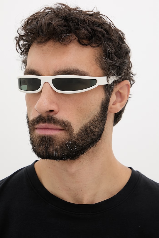 Rick Owens DRKSHDW okulary przeciwsłoneczne Fog RG0000009.GPRLFS beżowy SS26