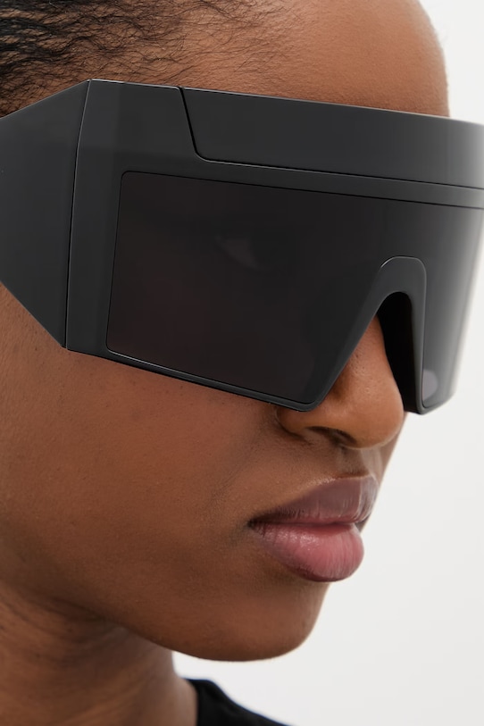 Rick Owens DRKSHDW Rev Shiny okulary przeciwsłoneczne RG0000017.GBLKB