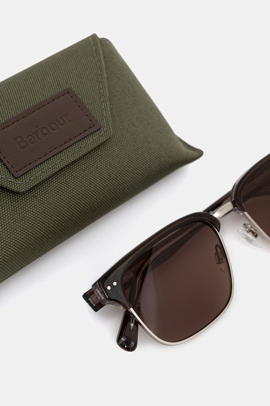 Barbour okulary przeciwsłoneczne brązowy BAS.3078