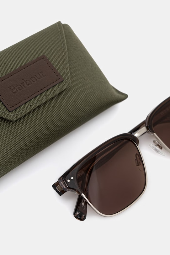 Barbour okulary przeciwsłoneczne brązowy BAS.3078