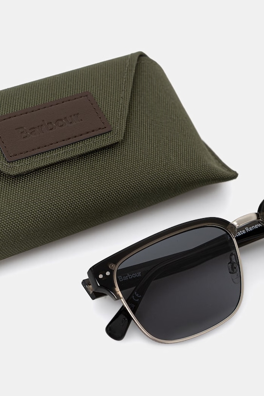 Barbour okulary przeciwsłoneczne srebrny BAS.3078