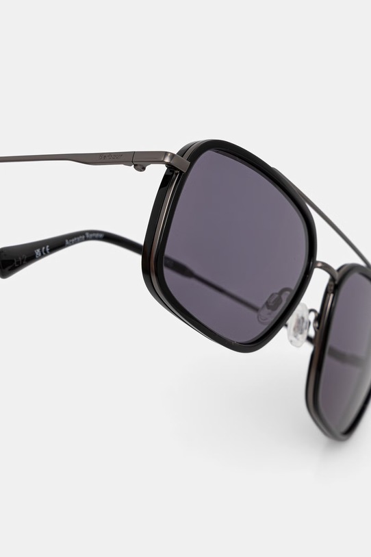 Akcesoria Barbour okulary przeciwsłoneczne BAS.3079 czarny