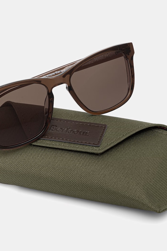 Barbour okulary przeciwsłoneczne brązowy BAS.3102