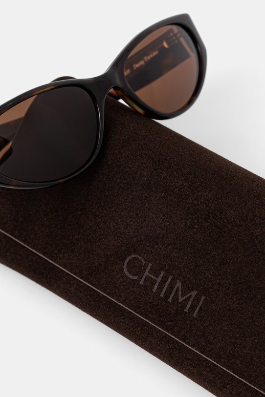 CHIMI γυαλιά ηλίου cat-eye καφέ 20771.484.M