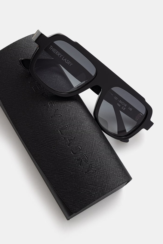 Akcesoria Thierry Lasry POSITIVY okulary przeciwsłoneczne pilotki POSI101 czarny