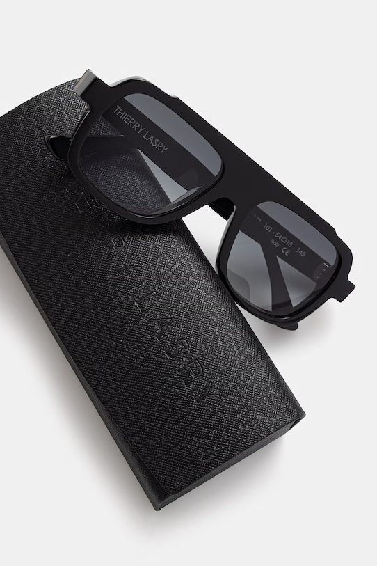 Akcesoria Thierry Lasry POSITIVY okulary przeciwsłoneczne pilotki POSI101 czarny