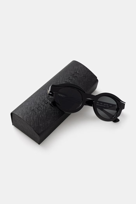 Akcesoria Thierry Lasry SLIPPERY okulary przeciwsłoneczne okrągłe SLIP101 czarny