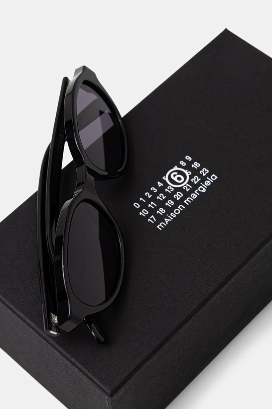 Akcesoria MM6 Maison Margiela LUNETTES 2 czarne okulary przeciwsłoneczne INSL czarny