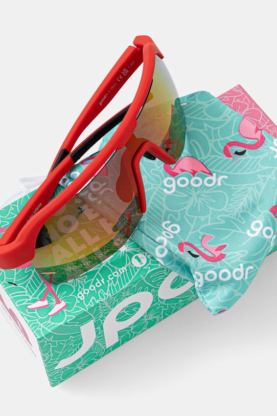 Accessori goodr occhiali da sole da donna Bolt G GO.606816 rosso