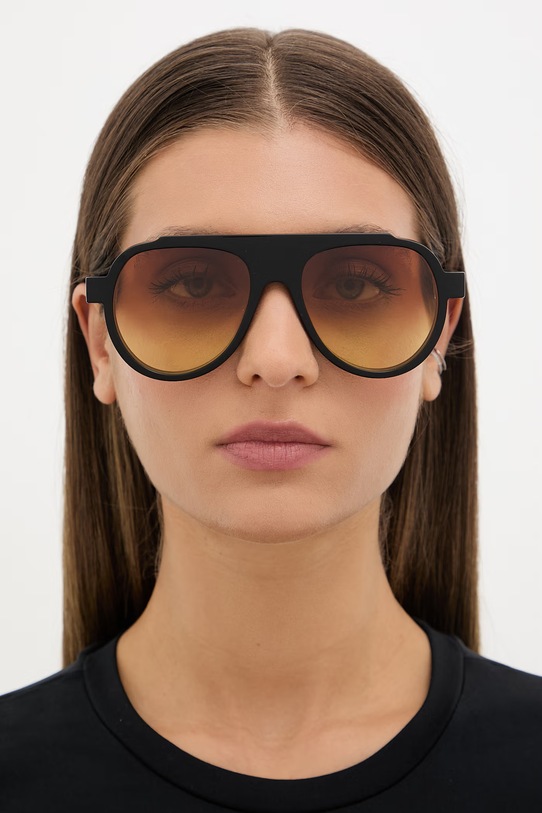 Thierry Lasry CLANDESTY okulary przeciwsłoneczne pilotki CLAN101.M brązowy
