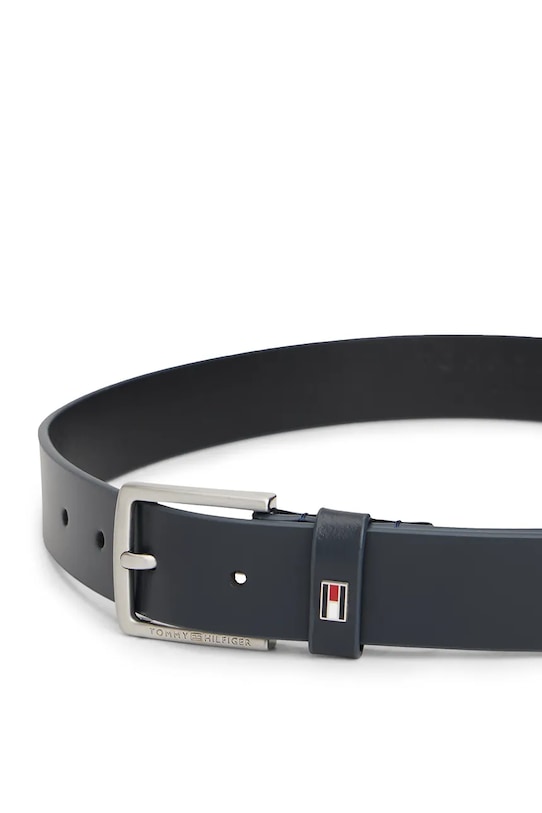 Tommy Hilfiger pasek skórzany dziecięcy KA0KA00002.PPY2 granatowy SS26