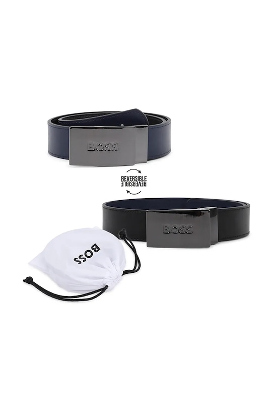 Dječji kožni remen BOSS crna J53151.60.75