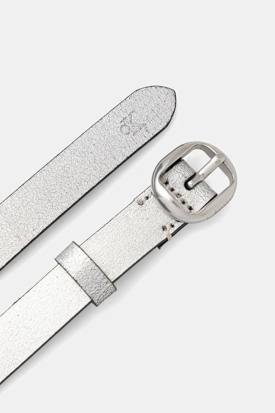 Calvin Klein pasek skórzany LV04F7058G srebrny SS26