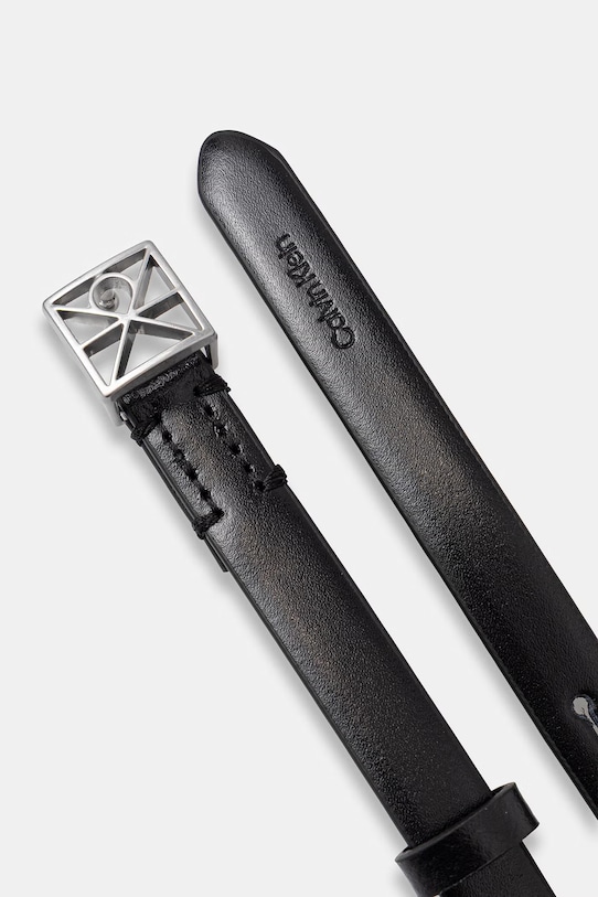 Calvin Klein remen za žene kožni LV04F7061G crna SS26