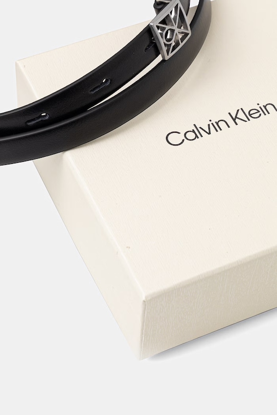 Dodaci Calvin Klein remen za žene kožni LV04F7061G crna