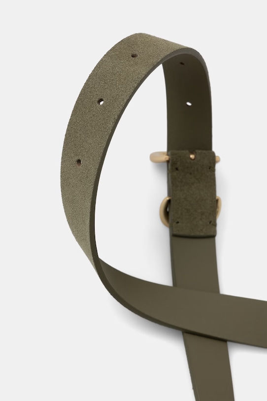 Calvin Klein Ζώνη γυναικεία δέρμα σουέτ LV04F7065G πράσινο SS26