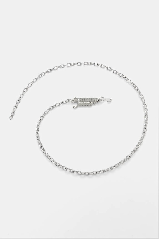 Tommy Jeans pasek srebrny AW0AW18264