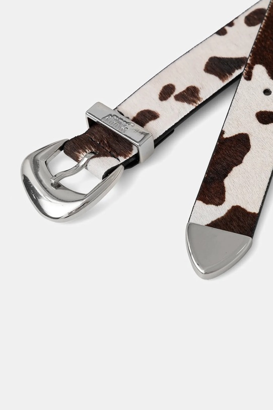 Tommy Jeans pasek zamszowy AW0AW18259 beżowy SS26