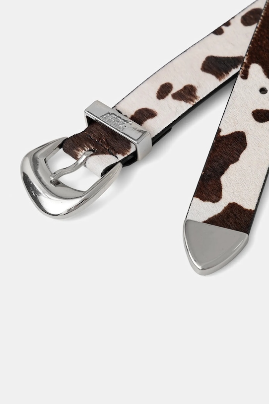 Tommy Jeans pasek zamszowy AW0AW18259 beżowy SS26