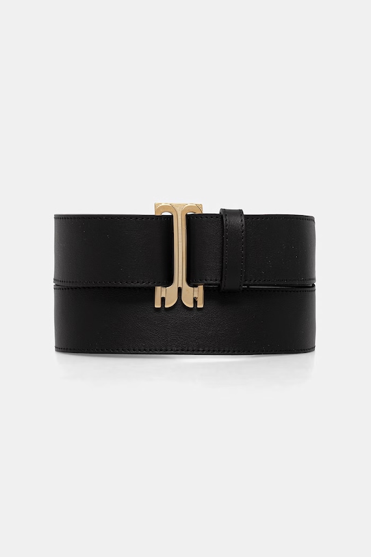 Victoria Beckham pasek skórzany Tuxedo czarny 1126ABL007164A