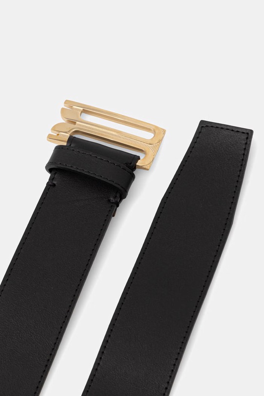 Victoria Beckham pasek skórzany Tuxedo 1126ABL007164A czarny SS26