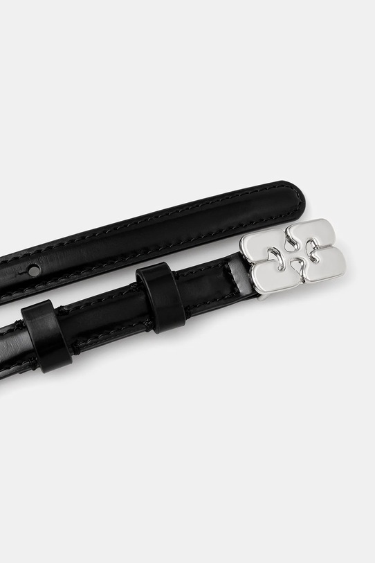 GANNI pasek A7112 czarny SS26