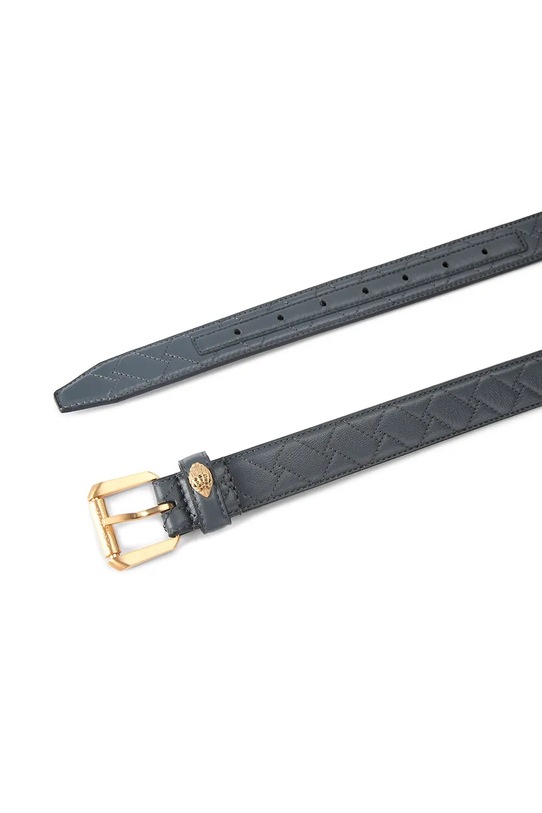 Kurt Geiger London pasek skórzany Kensington 5256121109 czarny SS26