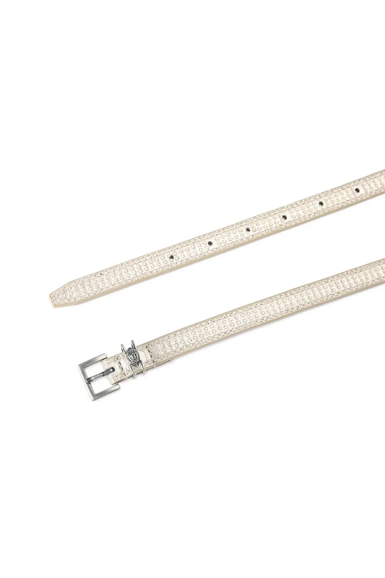 Kurt Geiger London pasek skórzany Shoreditch 5410461609 złoty SS26